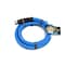 Ag-Lite 5/8 in ID x 6 ft L Lead-In Water Hose, Rubber Tube, Blue, Rubber Fitting AL5806 - alternate 5