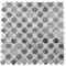 Apollo Tile 13x13 Bardiglio Nuvolato, Carrara Marble Polished Floor and Wall Mosaic Tile 5.6 sqft/case, 5PK APLSE88P07A - alternate 1