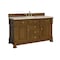James Martin Vanities Brookfield 60" Single Vanity, Honey Oak, w/ 3 CM Tajnar Eclos Top 547-V60S-HNO-3TJR - alternate 7