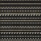 Homeroots 8' X 10' Black And Taupe Striped Washable Indoor Outdoor Area Rug 610519 - alternate 5