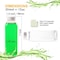 Ecoquality 12oz Empty Clear Plastic Bottles with Tamper Evident Cap For Juices, Milk, Smoothies, 10PK EQ12CLJU-10 - alternate 6