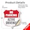 Signmission No Parking Shield Sign Active Driveway, 18 inch X 18 inch, Vinyl Decal, 2PK SHI-D-2PACK-18-397 - alternate 5