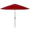 Pure Garden 10-Foot Outdoor Tilting Patio Umbrella, Red 50-100-R - alternate 5