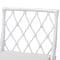Bali & Pari Carwyn Bohemian White Rattan Dining Chair 248-13779-ZORO - alternate 9
