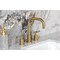 Kingston Brass Widespread Bathroom Faucet with Brass Pop-Up, Brushed Brass FSC8933KPS - alternate 5