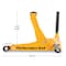 Performance Tool 2 Ton Low Profile Floor Jack, Dual Piston Lift Range 2.75-20in W1642 - alternate 6