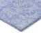 Homeroots 3' X 5' Denim Blue And Ivory Floral Washable Indoor Outdoor Area Rug 581858 - alternate 7