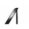 Nahanco 17in Black Gloss Flat Wooden Suit Hanger w/ Stationary Pant Bar, 100PK 8217CH - alternate 3