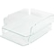 Lorell Stacking Letter Trays, 2PK LLR80655 - alternate 1