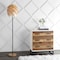 Jonathan Y Simon 63" Pinecone Wood/Metal LED Floor Lamp, Natural/Black JYL6124A - alternate 8