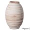 Uniquewise 8in Whitewashed Rustic Distressed Ceramic Farmhouse Vase, for Floral Arrangements & Home Decor QI004788 - alternate 1