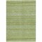 Homeroots 3' X 5' Fern Green And Sage Striped Washable Indoor Outdoor Area Rug 615338 - alternate 8