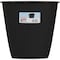 Sterilite 1.5 Gal. Black Oval Vanity Wastebasket 10119012 - alternate 2