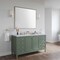 James Martin Vanities Chicago 60 in. Single Vanity, Smokey Celadon, w/ 3 CM Carrara Marble Top 503-V60S-SC-3CAR - alternate 3