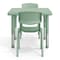 Flash Furniture 3 PC Plastic Activity Table and 2 Chairs Set, 10.5 in Seat Height-Sage YU-YCX-0023-2-SQR-TBL-SAGE-R-GG - alternate 8