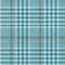 Homeroots 9' X 12' Teal Blue Ivory And Brown Plaid Washable Indoor Outdoor Area Rug 601522 - alternate 6