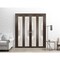 Sartodoors Sliding Closet Double Bi-fold Doors Planum 2113 Solid Core Modern Interior PLANUM2113DBF-CA-96 x 84 (4* 24x84) - alternate 4