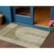 Homeroots 3' X 5' Taupe Beige And Tan Geometric Washable Indoor Outdoor Area Rug 582740 - alternate 1