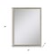 Homeroots 38" Silver Wood Accent Mirror 632778 - alternate 4