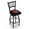 Holland Bar Stool Co 25" Blk Wrinkle USC Trojans Swivel Bar Stool, Jailhouse Back L01825SouCal - alternate 1