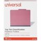 Universal Classification Folder, Lttr, Ruby Red, 10PK UNV10303 - alternate 1