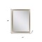 Homeroots 53" Gold Accent Mirror 632782 - alternate 3