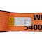 Mytee Products 4in x 5ft Roll Off Container Winch Strap w/ Flat Hook - High Abrasion, 10PK WS4x5CH-Ax10 - alternate 9