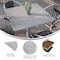 Flash Furniture TopGuard 36" Square Gray Faux Concrete Outdoor Tabletop with Seamless Surface Technology ST-SQ918B-1-M-3A-CM-GY-GG - alternate 9