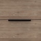 Homeroots 18" Brown and Black Five Drawer Standard Chest 544007 - alternate 16