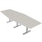 Skutchi Designs 10 Person Conference Table With Power Unit | 10' Hexagon Table | Harmony Series HAR-HEX.IR-48X120-T-K458-NA - alternate 1