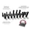 Performance Tool Locking Lug Nut Master Key Set, Spline Hex Star Keys, 16 Styles, Black Oxide M994 - alternate 7