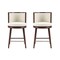 Manhattan Comfort Evalyn Counter Stool  in Cream - Set of 2 2-CS021-CR - alternate 4
