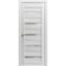 Sartodoors Solid French Door Frosted Glass White 24x96 Solid Core Modern Interior QUADRO4445ID-WS-2496 - alternate 7