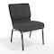 Flash Furniture Dark Gray Fabric Church Chair, PK4 4-FD-CH0221-4-SV-DKGY-BAS-GG - alternate 1
