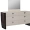 Homeroots 34" Refined Beige High Gloss Dresser 329659 - alternate 5