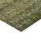 Homeroots 5' X 8' Olive Green And Brown Striped Washable Indoor Outdoor Area Rug 605621 - alternate 7