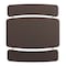 Flash Furniture Paige Easy-Fold Brown Folding Plastic Kids Outdoor Picnic Table and Benches - Commercial Grade RB-EBB-2432FD2-BR-GG - alternate 9