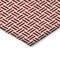 Homeroots 3' X 5' Red And Ivory Geometric Washable Indoor Outdoor Area Rug 614773 - alternate 7
