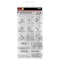 Performance Tool 224 pc. SAE Stainless Steel Assortment, Screws, Washers, Nuts W5358 - alternate 5