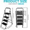 Wrightmaster 4-Step Lightweight Metal Step Stool, 9 ft. Reach, 500 lb. Load Capacity, Portable Step Tools ZOR-YX-4step - alternate 4
