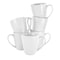 Elama Cara 6 Piece 10 Ounce Porcelain Cup Set in White EL-CARA6PC - alternate 1