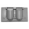 Bell Box Cover, 1 Gang, Aluminum, Duplex Receptacle Cover Type 5180-0 - alternate 1