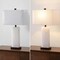 Jonathan Y Tiggie 27" Contemporary Modern Alabaster Rectangular LED Table Lamp, White Alabaster/Black JYL2009B - alternate 8