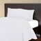 Homeroots White King Cotton Blend 1000 Thread Count Washable Duvet Cover Set 528121 - alternate 1