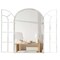 Homeroots 36" White Arch Wood Framed Standing Mirror 565123 - alternate 7