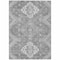 Homeroots 5' X 8' Gray And Ivory Medallion Washable Indoor Outdoor Area Rug 589039 - alternate 8