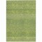 Homeroots 10' X 14' Lime Green And Ivory Chevron Washable Indoor Outdoor Area Rug 612279 - alternate 7