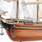 Homeroots 24" Brown Manufactured Wood Boat Hand Painted Sculpture 364383 - alternate 2