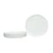 Homeroots White Six Piece Porcelain Service For Six Salad Plate Set 483484 - alternate 4