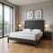 Homeroots Three Piece Black Solid Wood Bedroom Set 643650 - alternate 8